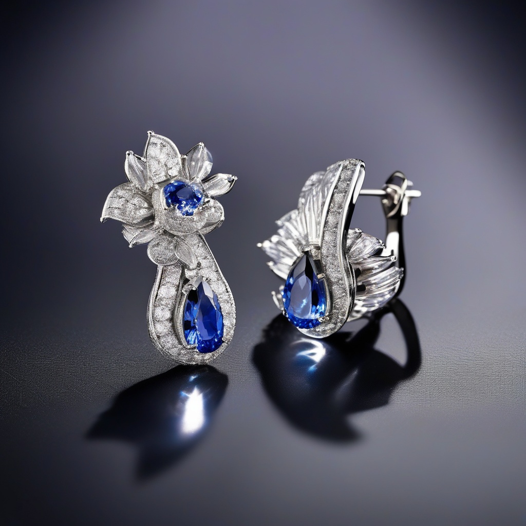 Pendentif Carré Saphir Royal