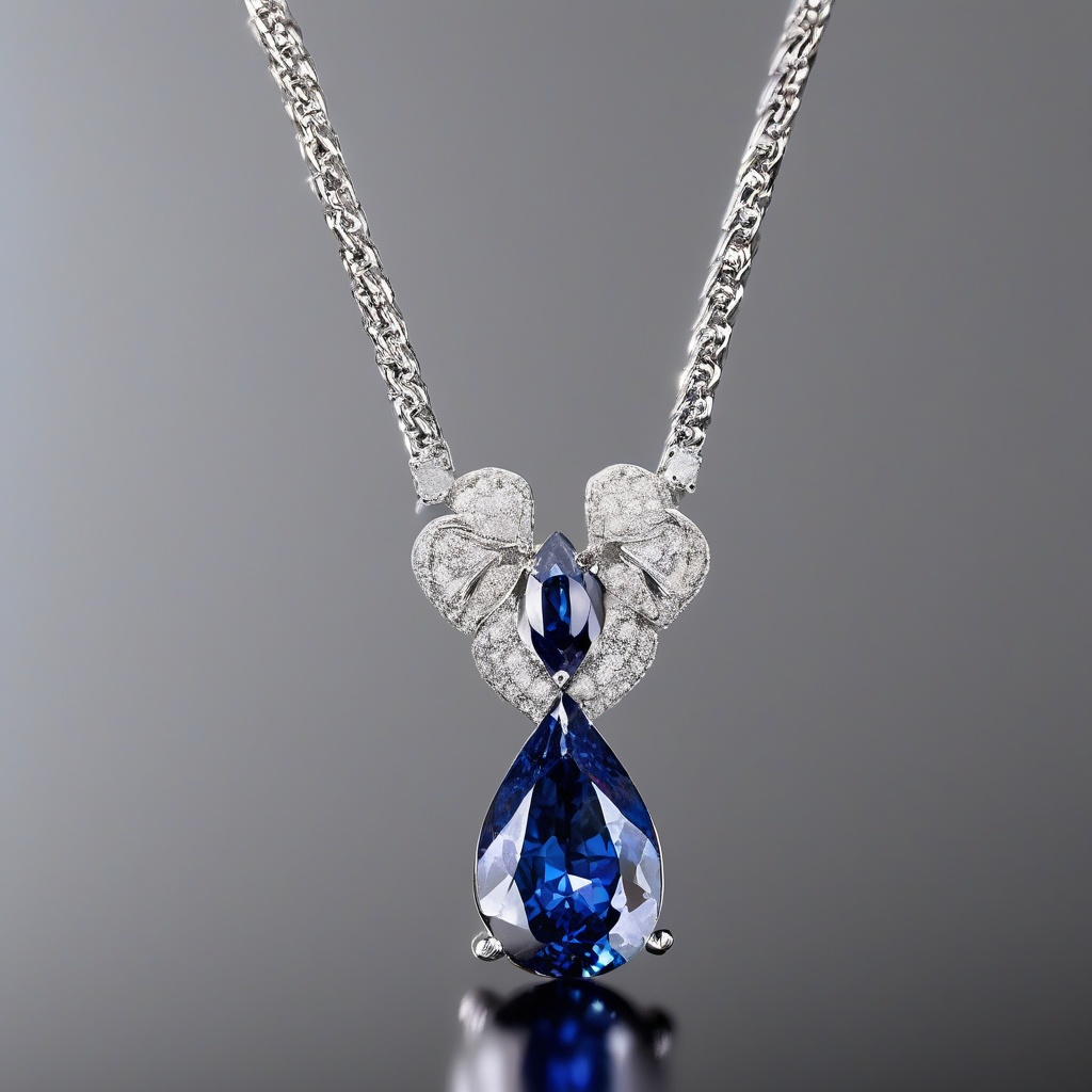 Pendentif Fleur Rose Diamant