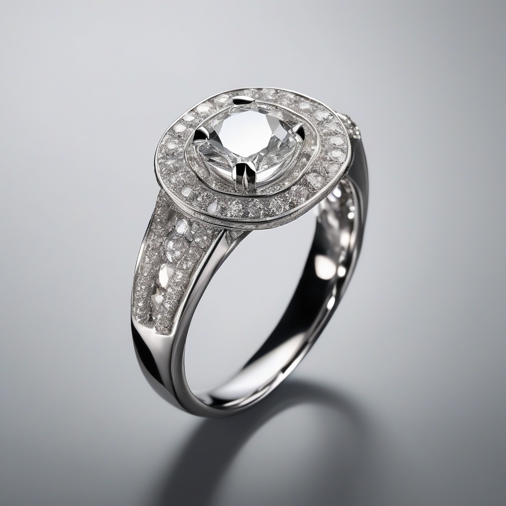 Bague Fleur Pourpre Diamant