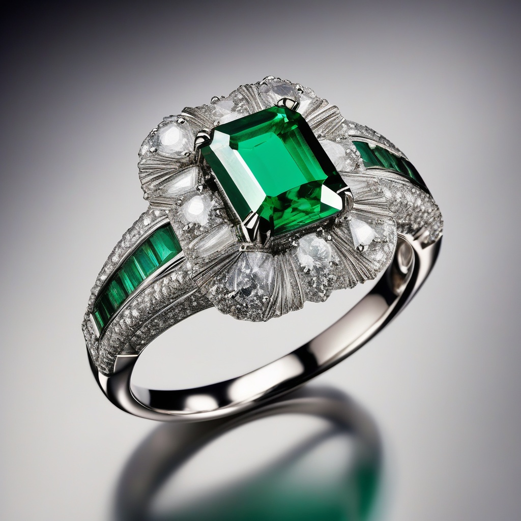 Bague Givre d'Émeraude