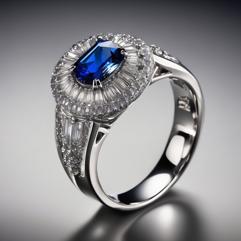 Bague Lotus Saphir Rose