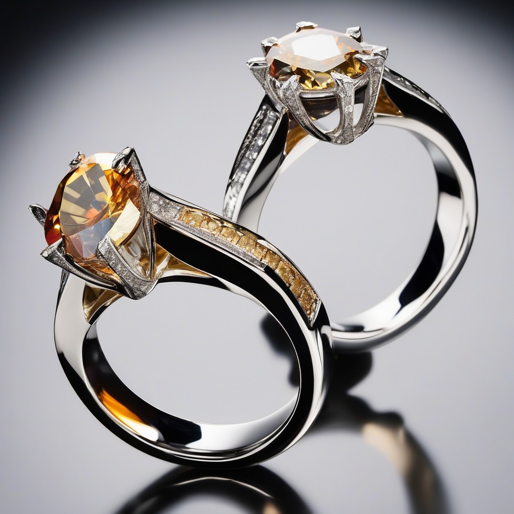 Bague Diamant Fleur Azurée