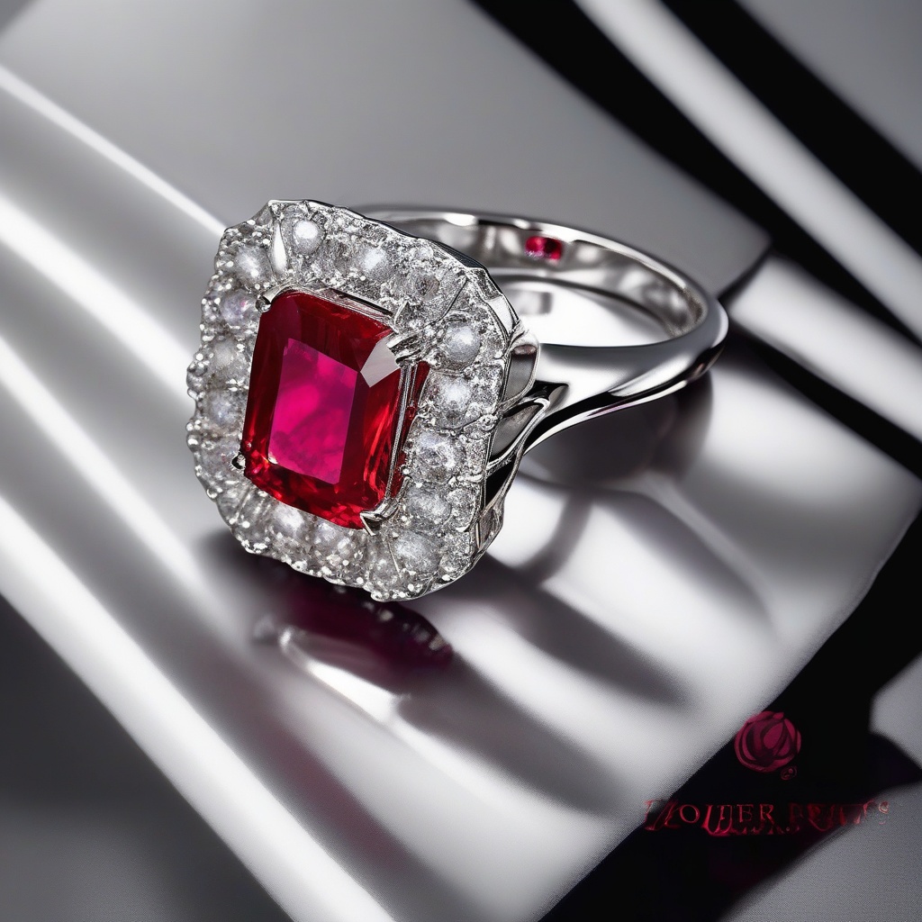 Bague Fleur de Rubis