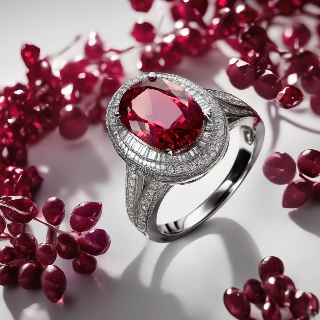 Bague Papillon Rubis Rêveur