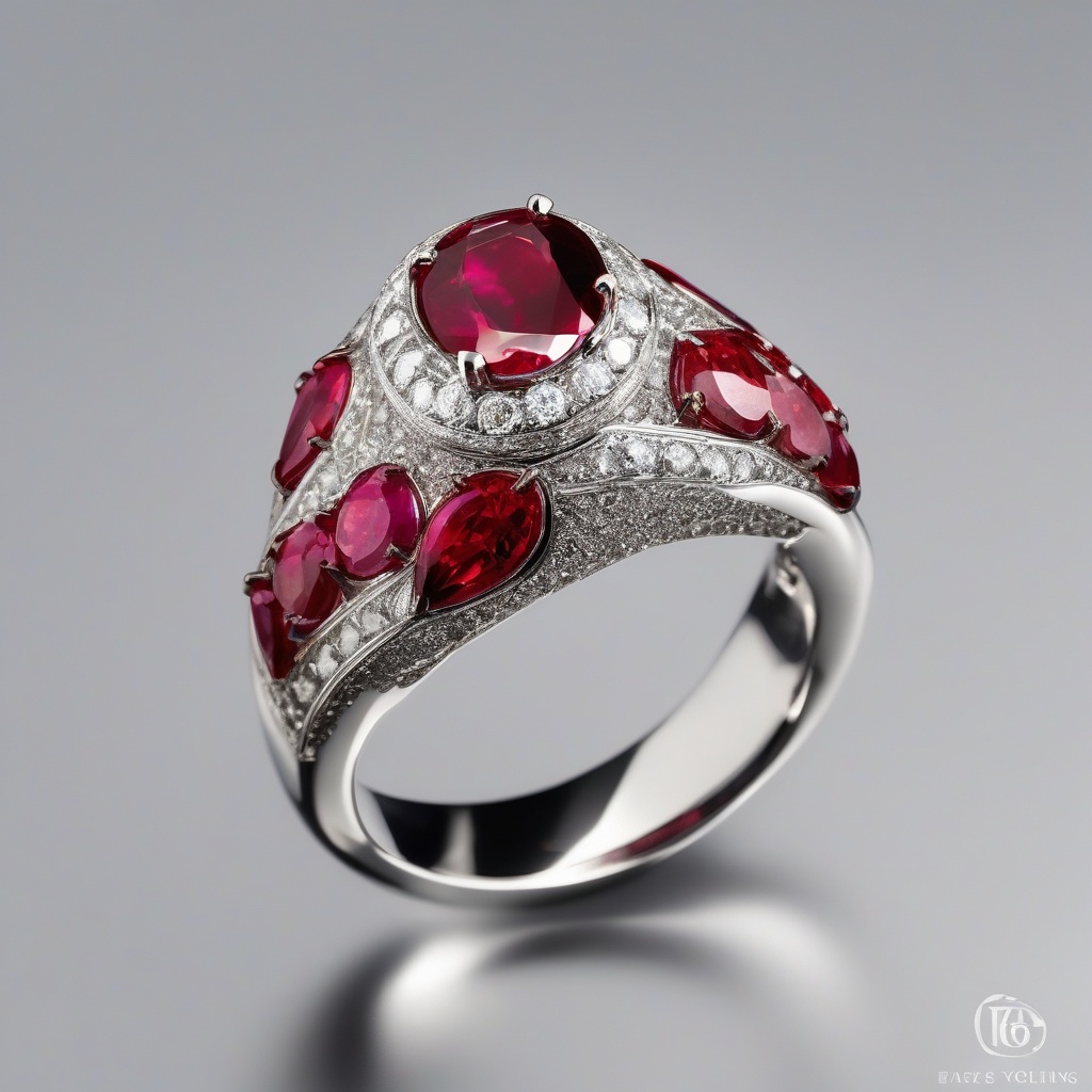Bague Rubis Royal Rayonnant