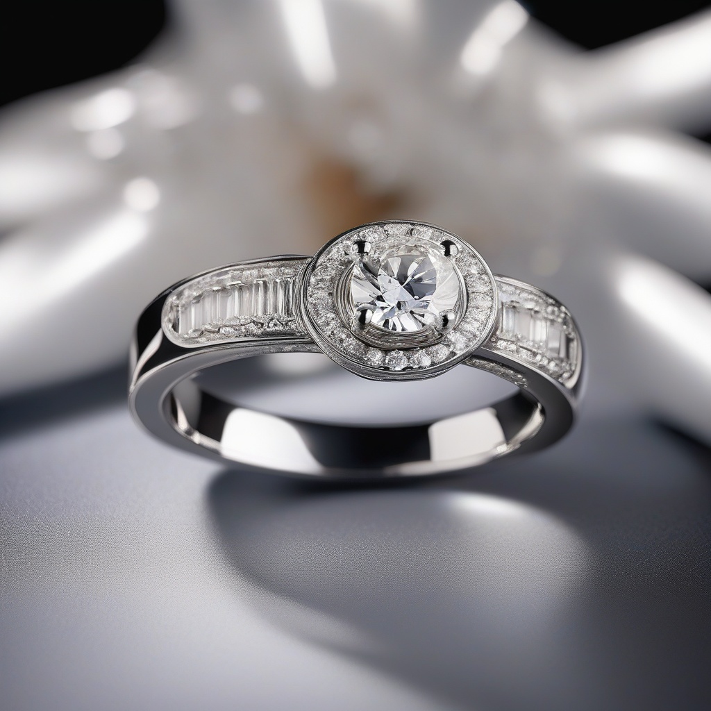 Bague Diamant Fleur de Minuit