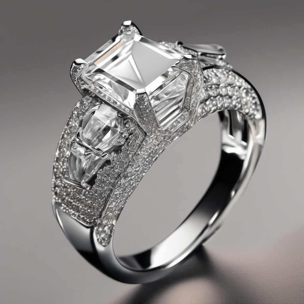 Bague Diamant Halo Céleste