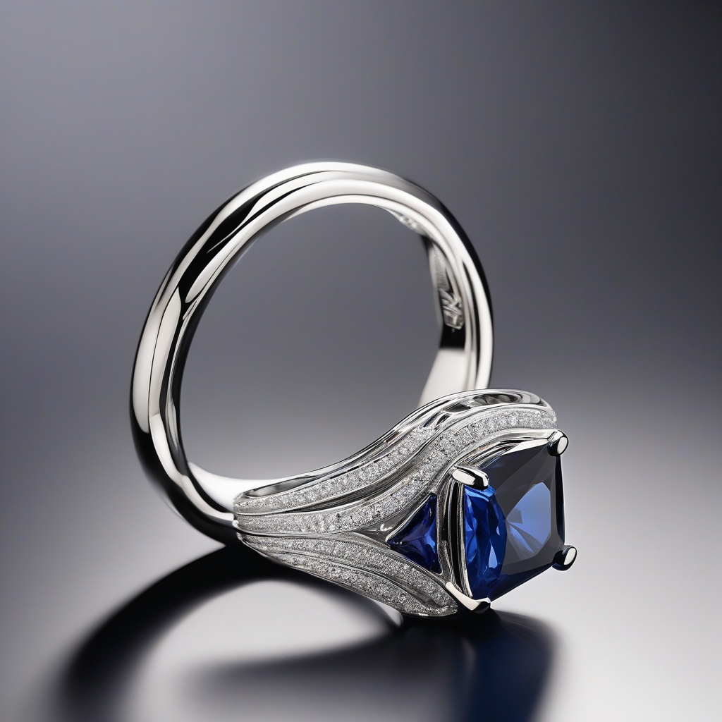 Bague Torsadée Saphir Royal