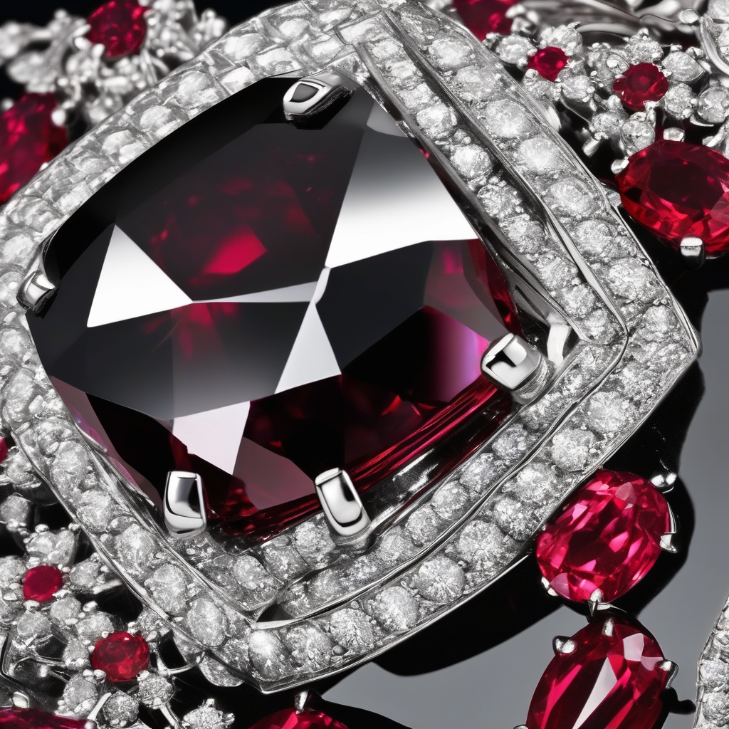 Bague Cœur Rubis Amour