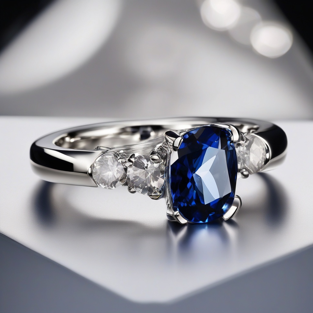 Bague Trèfle Saphir