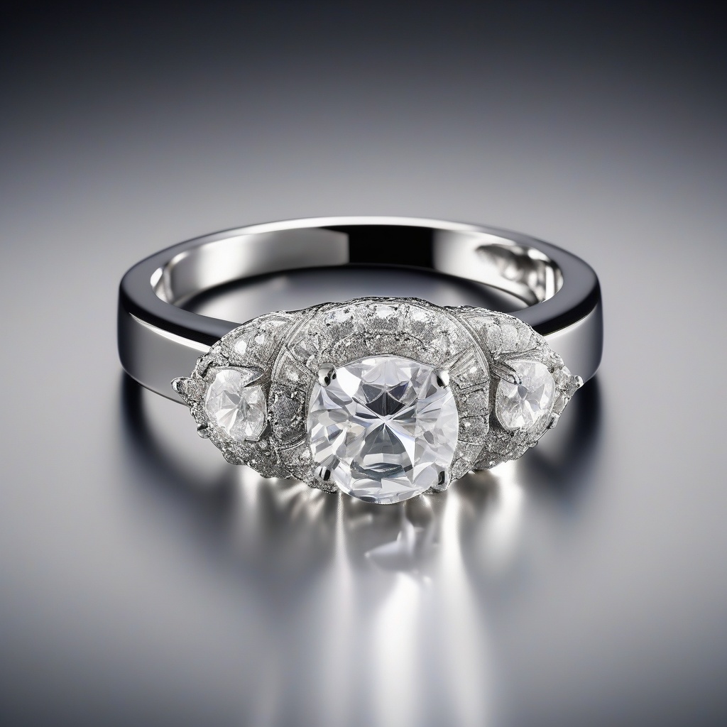 Bague Diamant Larme Dansante