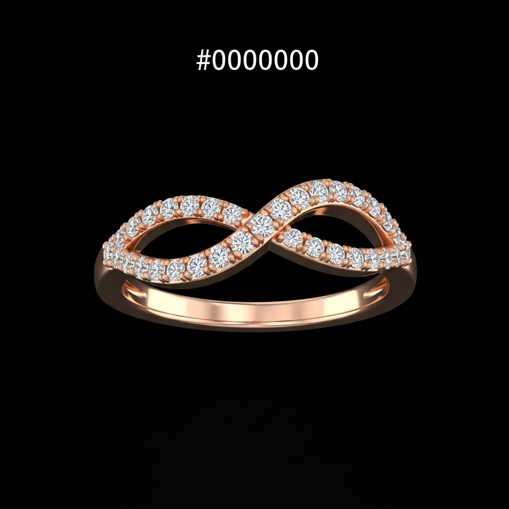 Bague Vague Diamant Infini