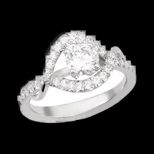 Bague Diamant Cœur Éternel