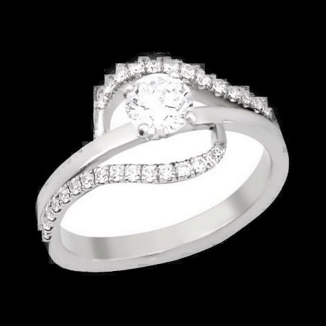 Bague Vague Diamant Infini