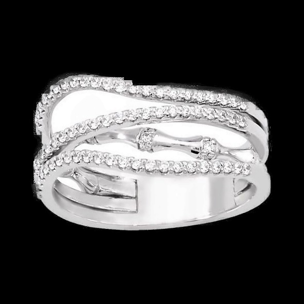 Bague Diamant Vagues Célestes